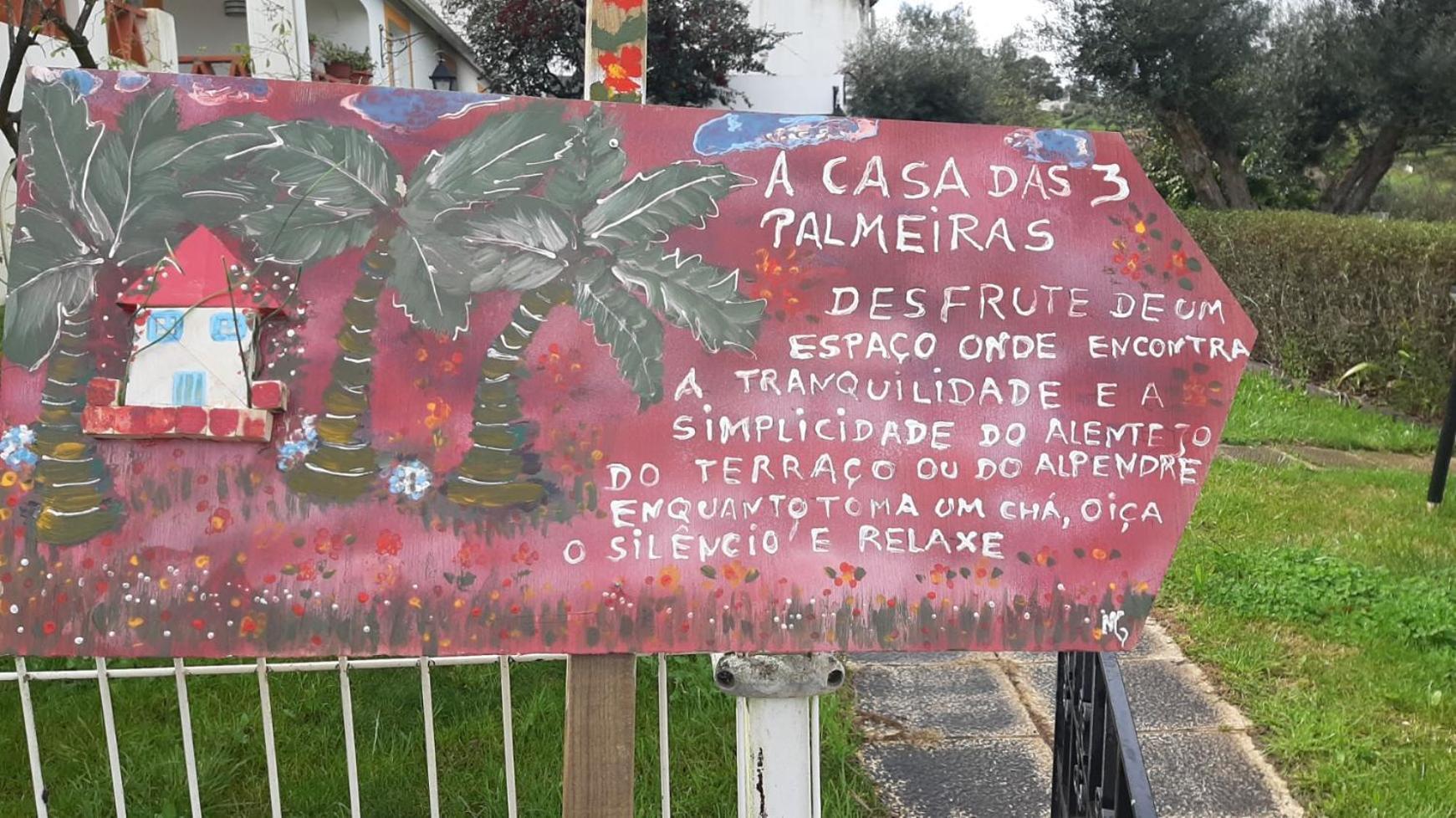 Casa Das 3 Palmeiras Arraiolos Exteriör bild